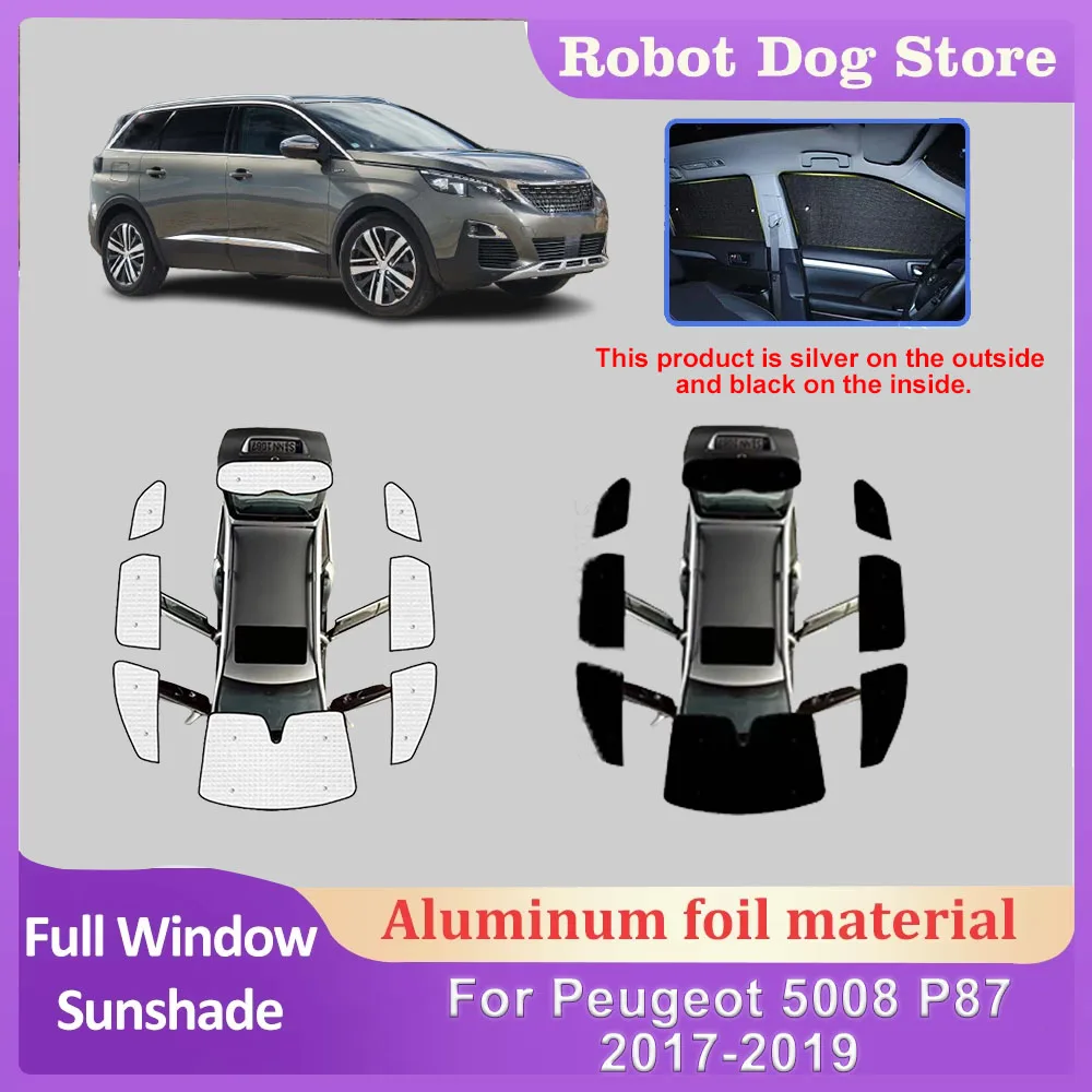 

Car Sunshade For Peugeot 5008 P87 Accessories 2017 2018 2019 Full Privacy Window Visors Curtains Sunshade Covers Car Accessories