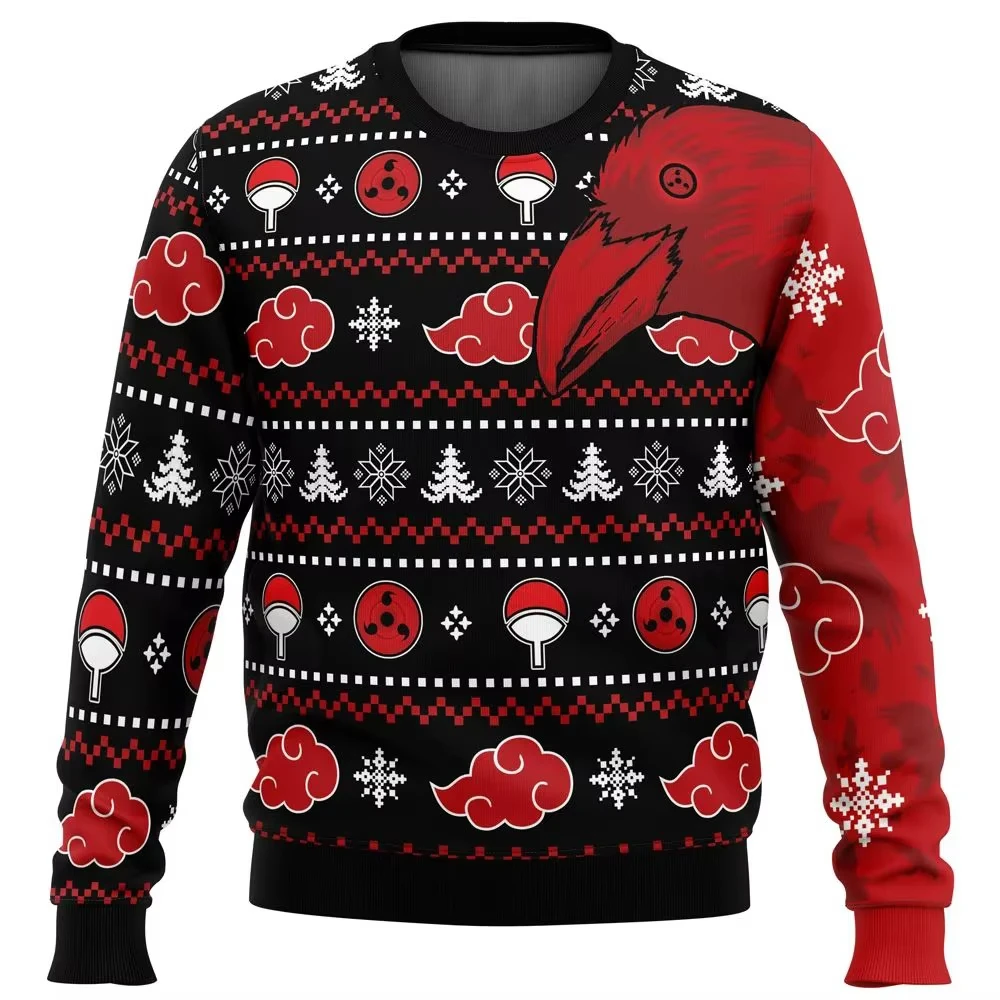 New 2025 Christmas Gift Ugly Sweater Men's Hot Selling AutumnWinter Oversized 3D Printed O-Collar Pullover Christmas Clothing -