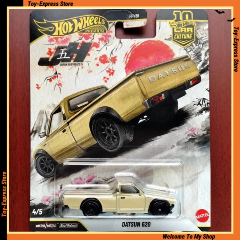 

Hot Wheels Премиум 2026 Культура автомобиля Япония Историка 5 Hotwheels 2026 1/64 Модель автомобиля Детские игрушки Datsun 620 Мальчики Детские игрушки Подарок