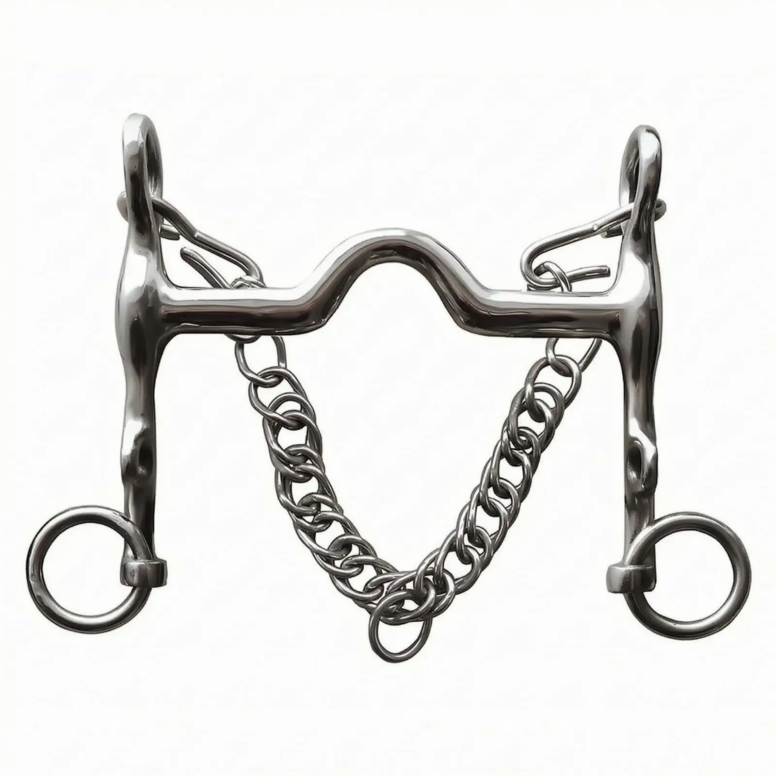 double-bridle-horse-bit-with-curb-chain-stainless-steel-construction-medium-port-mouth-section-double-bridle-bit-for
