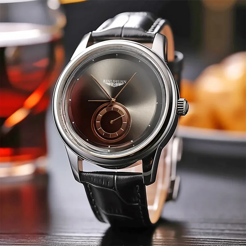 Top Brand Man Wristwatch Luxury Business Waterproof Men Watch For Men Quartz Clock Leather Men's Watches Reloj Handsome 2025 New