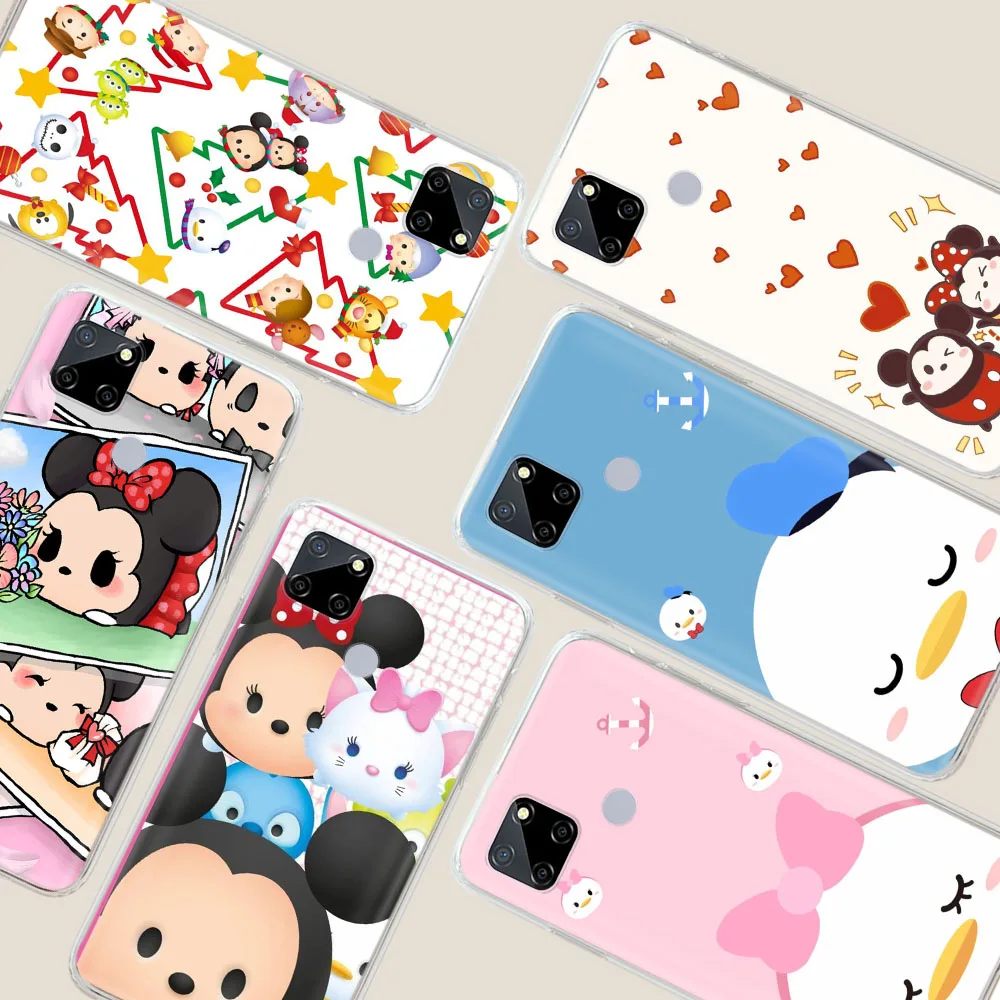 Tsum Tsum Transparent Phone Case for LG VELVET G8 ThinQ G8X K62 K42 K61 K52 K92 Q61 Q60 Q52 V40 V50 V60 THINQ5 Protected Cover