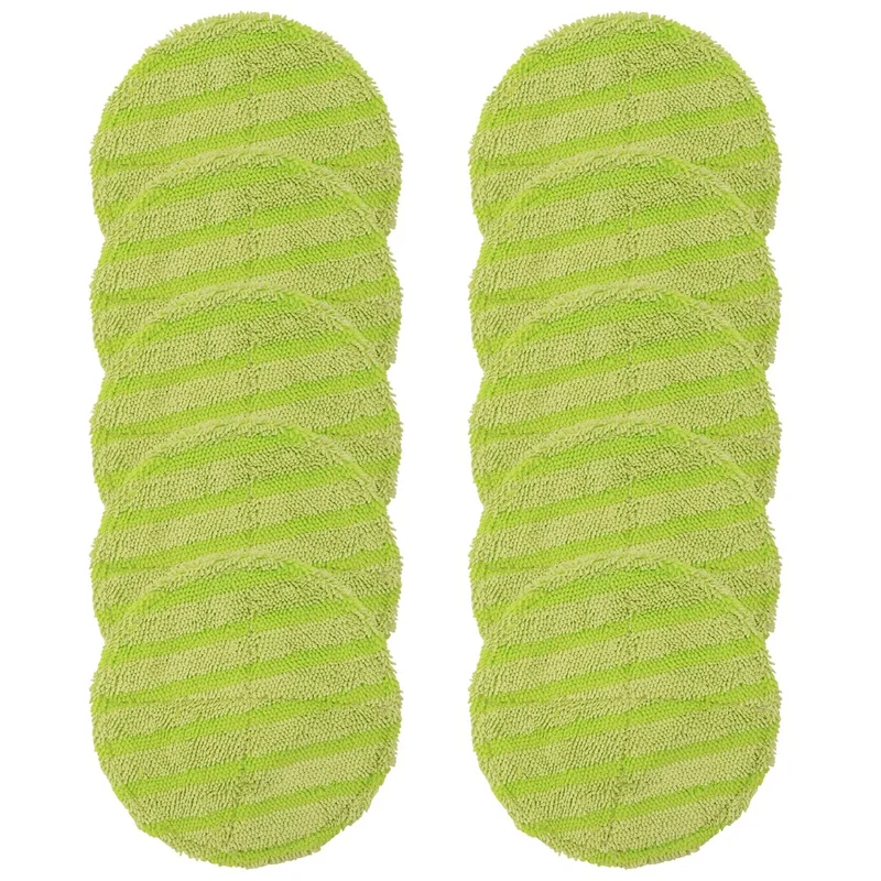 10 Pcs Replacement Pad for Cordless Electric Rotary Mop Sweeper Wireless Electric Rotary Mop Replacement Scrubber Pad