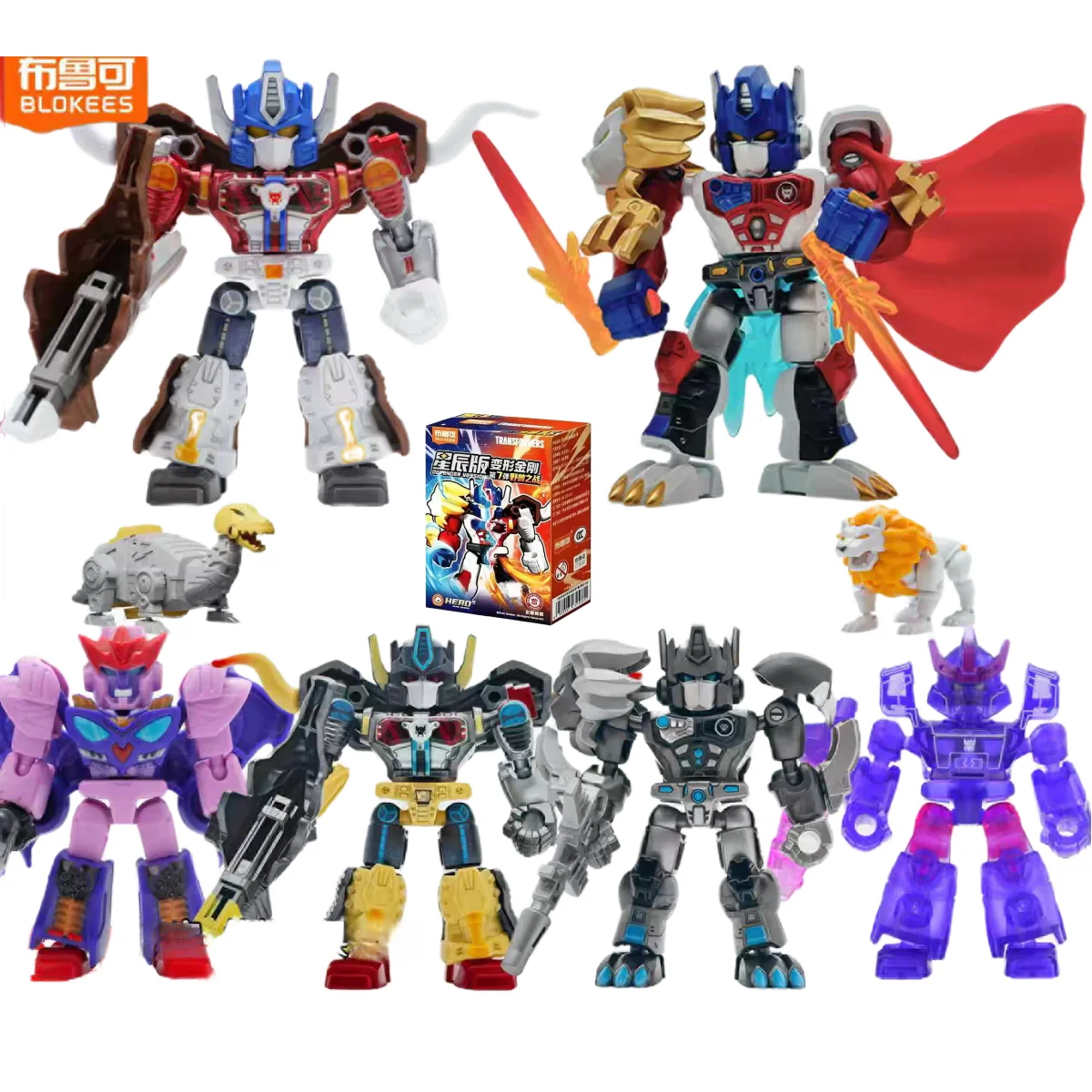 

Blokees Transformers Star Edition Volume 7 Building Block Blind Box Action Figure Toy Collectible Display Gift For Boys