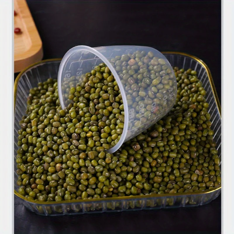 1 قطعة كوب قياس الأرز 160 مللي مع مقياس - مثالي لطباخات الأرز الكهربائية كوب قياس شفاف متدرج #3