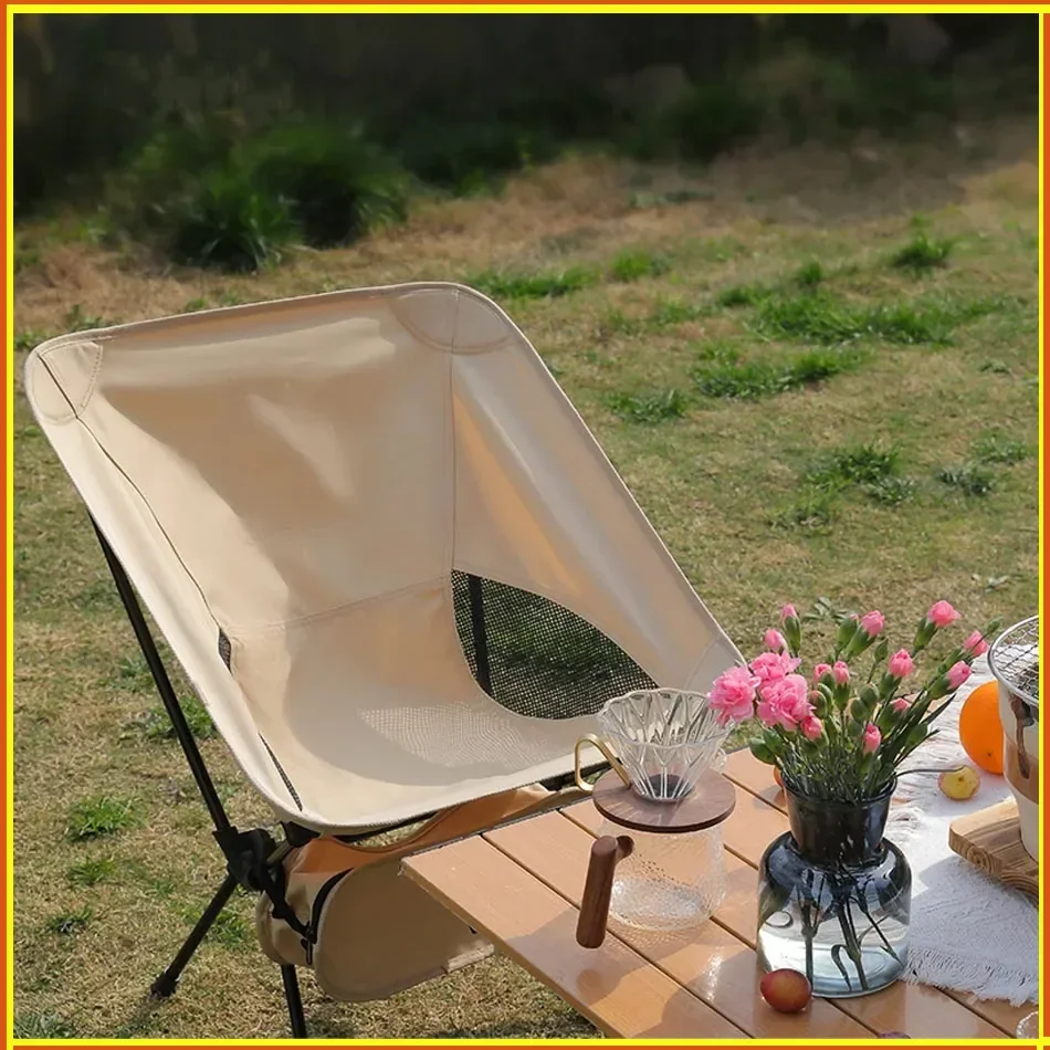 

2025.TARKA Foldable Camping Chairs Set Lightweight folding Chair Ultralight *Backpacking Chairs Garden Picnic Beach Fishing