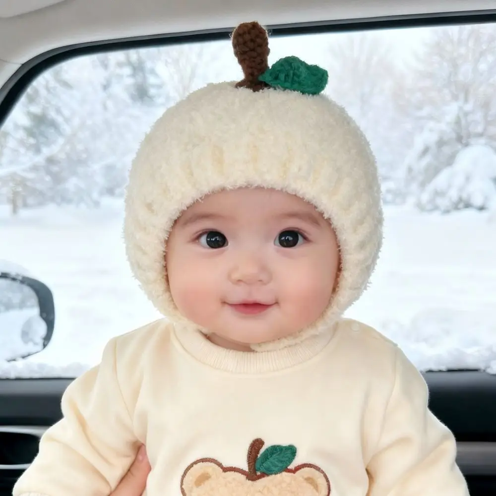 Infant Winter Plush Knit Beanie Hat Cute Long Ears Earflap Cap Soft Warm Comfortable Toddler Headwear Stylish Accessory