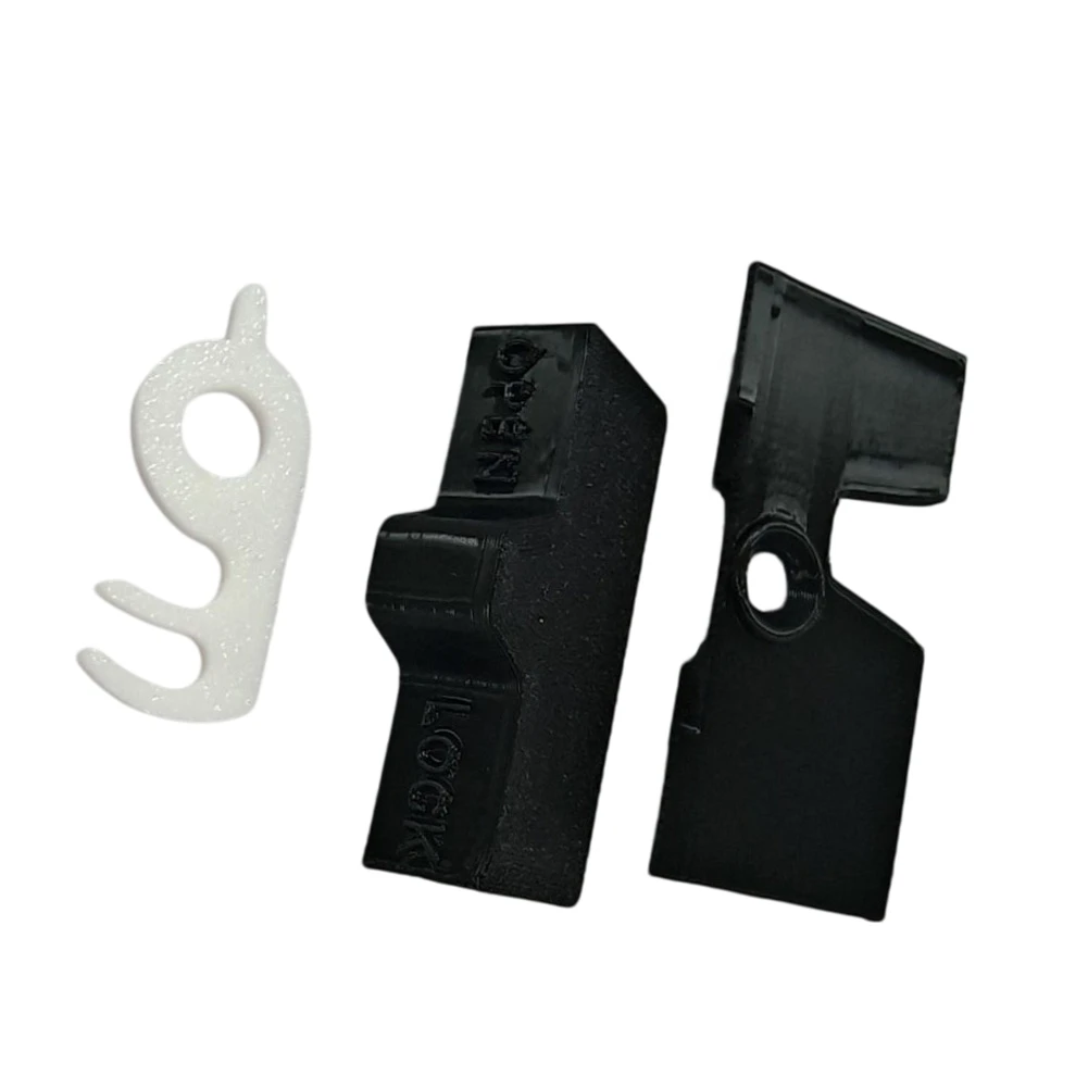 

Refrigerator Door Lock Backplate For RVs For Campervans And For Dometic Fridge Door Lock Backing Plate Accessories Plastic