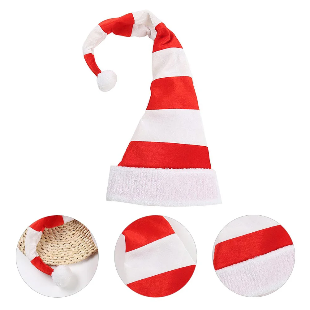 Santa Hat Claus Christmas Costume Creative Plush Modeling Comfort Decorative Xmas