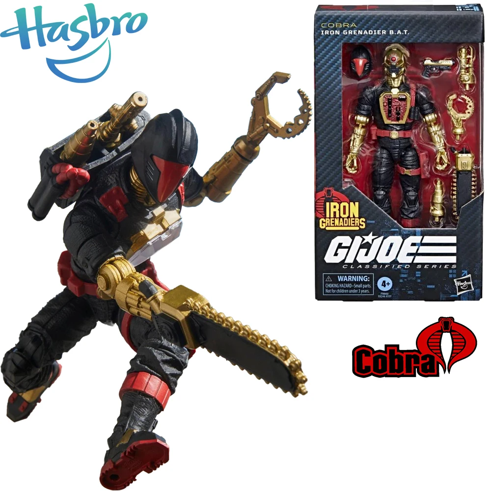 In Stock Original Hasbro G.i. Joe Classified Series #134, Iron Grenadier B.A.T. Action Collectible Figures Model Toys Gifts f