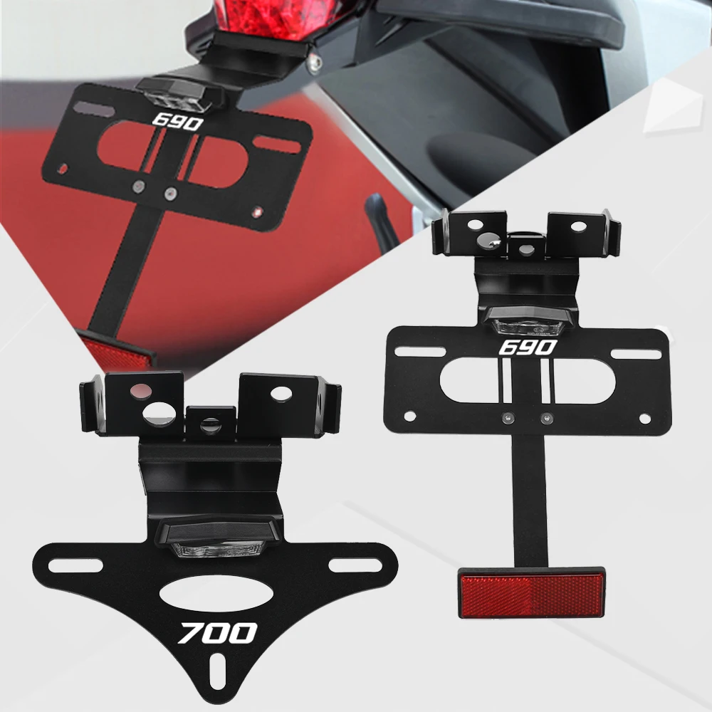 

License Plate Holder Bracket Rear Tail Tidy Fender Eliminator Kit For 690 SMCR Enduro R ​GasGas ES SM 700 ABS 2019~2023 2024