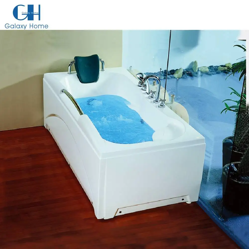 

Best Single Freestanding Bath Tub 1700mm Massage Acrylic Bathtub Spa Whirlpool Bathtub With Right Side Drain