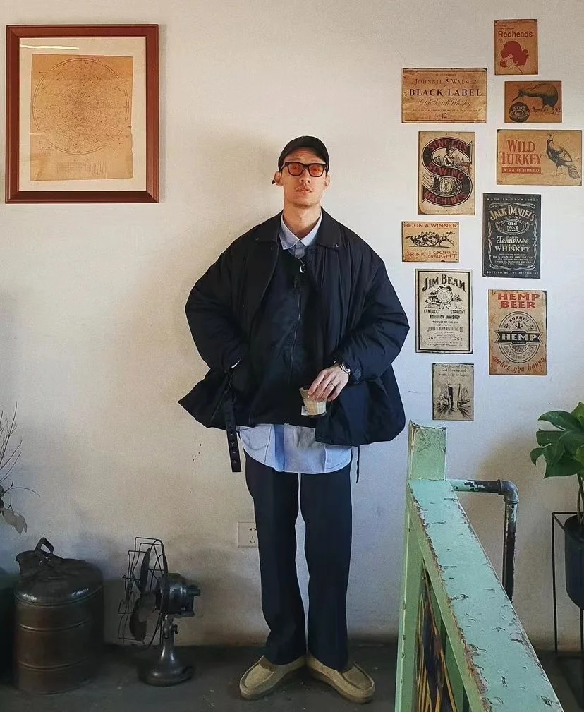 

NHOOLYWOOD повседневная свободная пара Thiened теплая хлопковая куртка осень-зима верхняя одежда молодежная мода ретро японский сле