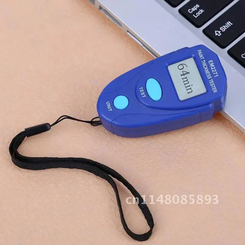 

EM2271 0~2.0mm Digital Mini Coating Thickness Gauge Car Film Zinc Paint Thickness Meter Paint Thickness tester Thickness Gauge