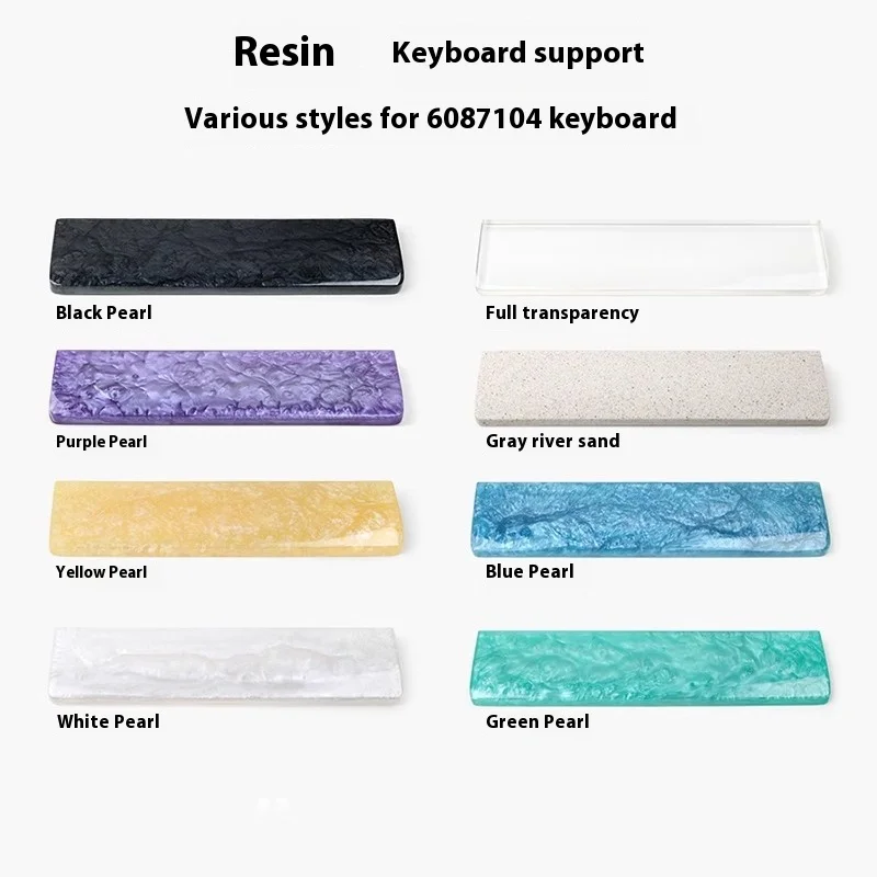 Resin Keyboard Hand Rest Customization Be Suitable 60/87/104keys Keyboard Hand-Made Ergonomics Hand Rest Smooth Relieve Fatigue