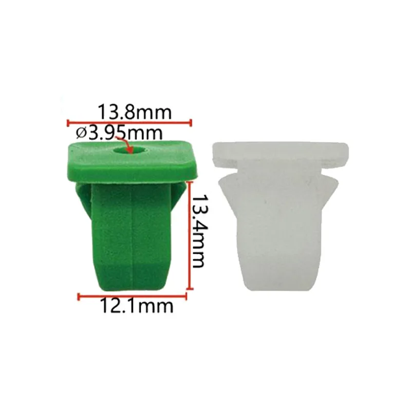 10-200X Car Door Trim Panel Clip Auto Plastic Fasteners Rivet Retainer Clips Auto Bumper Fastener Push Engine Cover Fender
