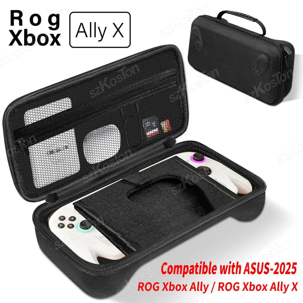 Tragbare Aufbewahrungstasche für ASUS ROG Xbox Ally X Spielekonsole, Reise-Schutzhülle, Hartschalen-Tragetasche für ROG Xbox Ally-Zubehör