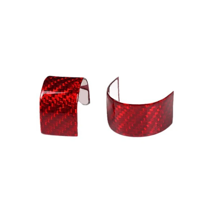 

Real Hard Carbon Fiber Sticker For Fiat 500 2020 2021 2022 2023 Car Steering Wheel Ring Cover Trim Replacement Parts (Red)-T61C