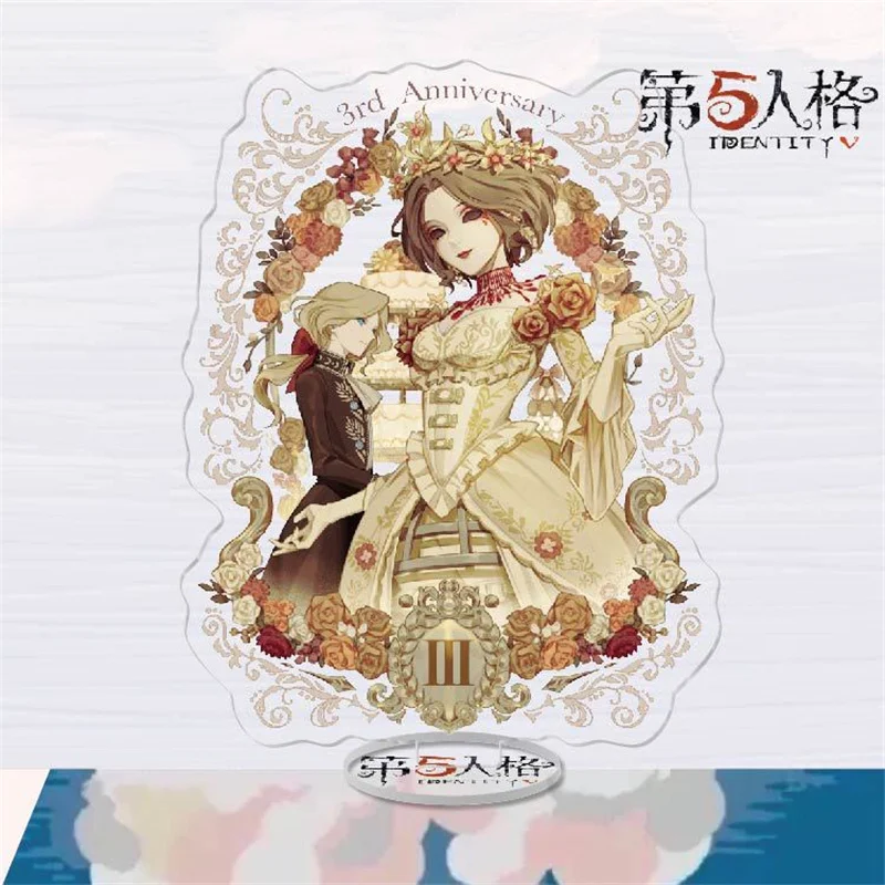 Game Identity V Cartoon Stand Figure Model Plate Gardener Doctor Painter Geisha Photographer Stands Holder Desk Decor Fans Gift image 6