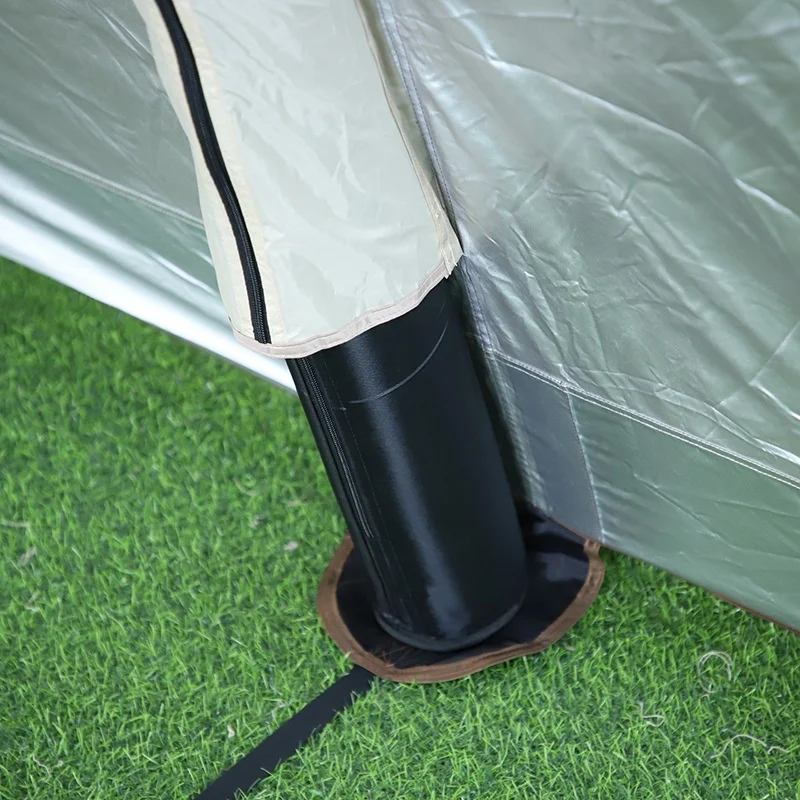 2026 In-stock Double Layer Outdoor Tunnel Tent Two-room Large Space Foldable Camping Tent with windows Factory Wholesalepromote