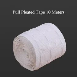 Pull Pleated Tape Curtain Heading Grommet Top Tape Header Pencil Pleat Hook Tape Tulle Yarn Curtain Accessories (3 Inch) D2