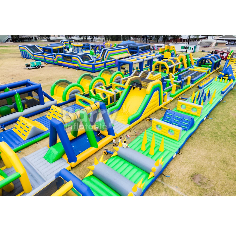 Obstacle Course Toys Outdoor Inflatable Bouncer Bouncy Castle Wipeout Game Large Inflatable Obstacle Course for Adultglobally ac
