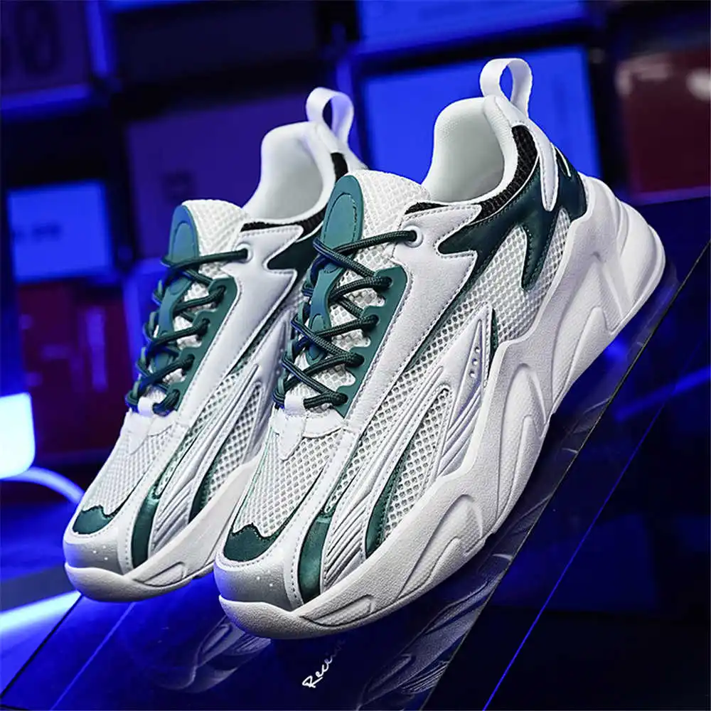 Appearance Increases 47-48 Festival Shoes Training Black Men's Brand Sneakers Sports Special High Quality Super Cozy Tnis
