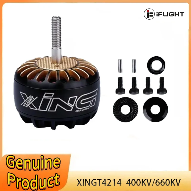 

IFlight XING T4214 4214 400KV / 660KV 3-8S X-CLASS Brushless Motor Compatible 14/15/16inch Propeller for IX15 X-class FPV Drone