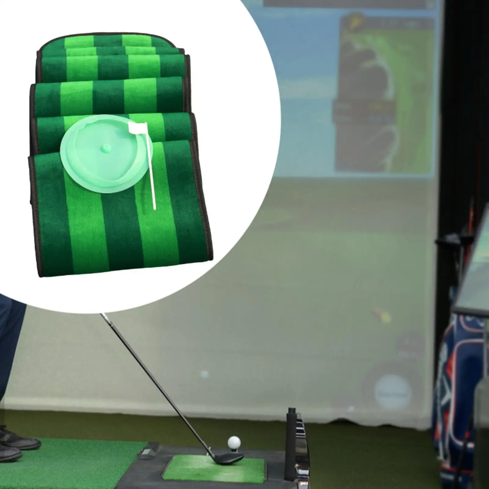 Golf Putting Mat Golf Training Equipment for Garden Golf Accessories for Men