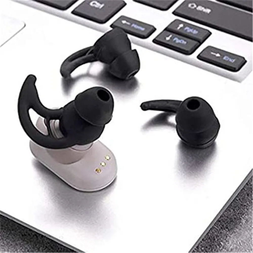 Earhooks Ear Tips for Sony WF-1000XM3 WI-1000X Wireless Earphone Earbuds Tips Soft Silicone Ear Gels Hooks Earfins Accessories