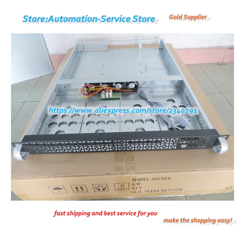 1U Chassis 1U630 Server Chassis Schijf 1U Vier Xeon Server Chassis Plaat Standaard Voeding