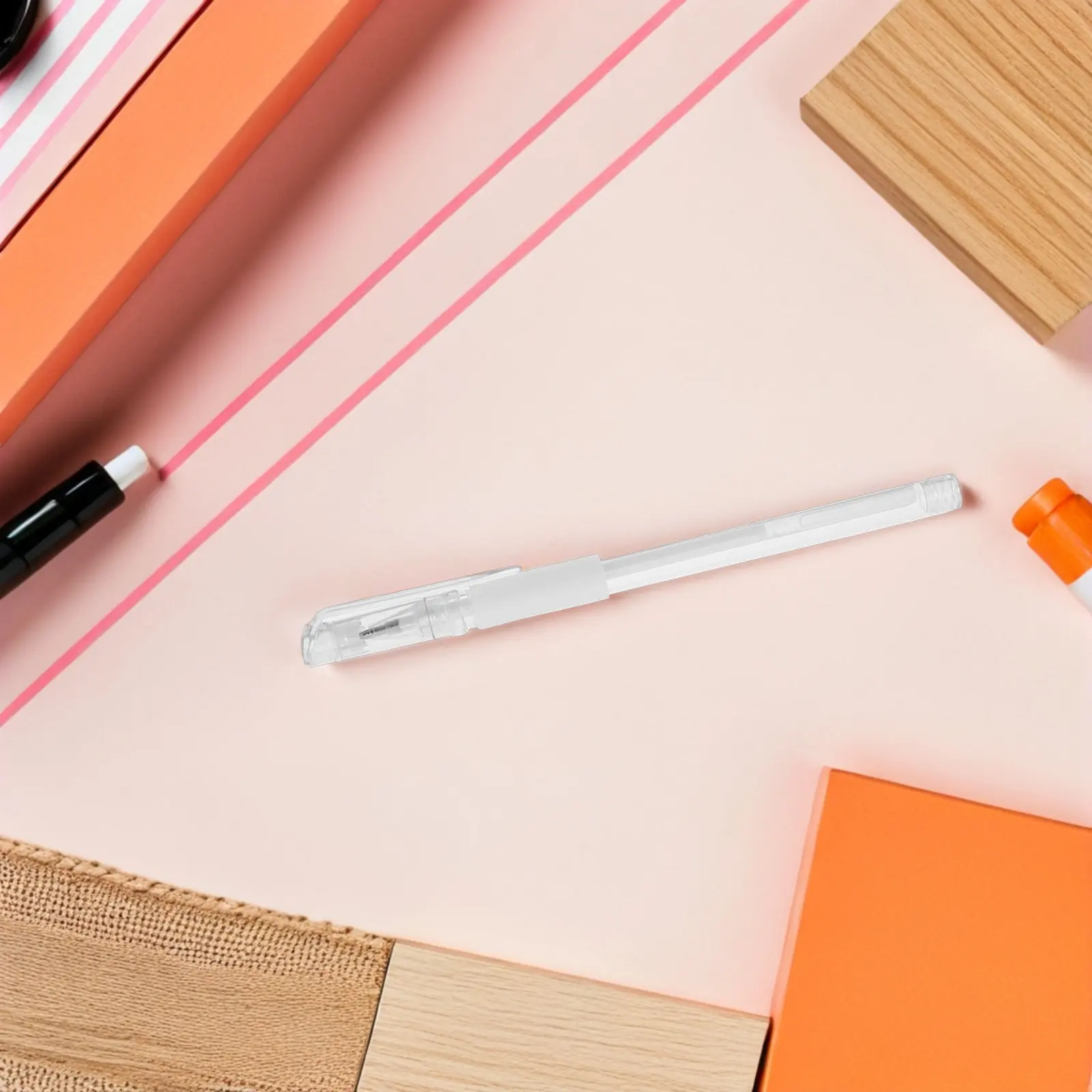 

2Pcs Eyebrow Marker Pen Microblading Tattoo Stencil Precision Waterproof Mapping Positioning Pen