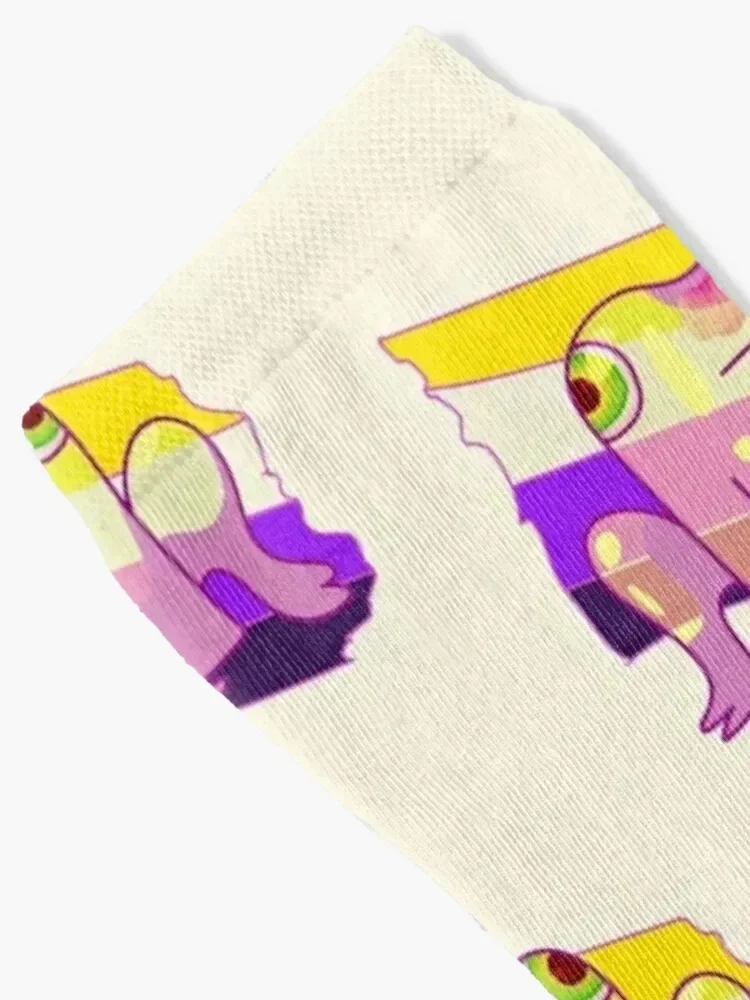 Enby Pride Zombie Frog Socks short happy Ladies Socks Men's