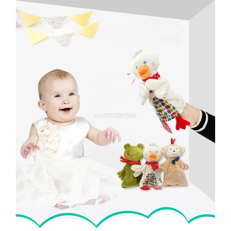 Novo macaco fantoche mostrar crianças brinquedos dos desenhos animados animais crianças presentes fantoche de mão brinquedos de pelúcia brinquedo de pelúcia boneca brinquedos educativos