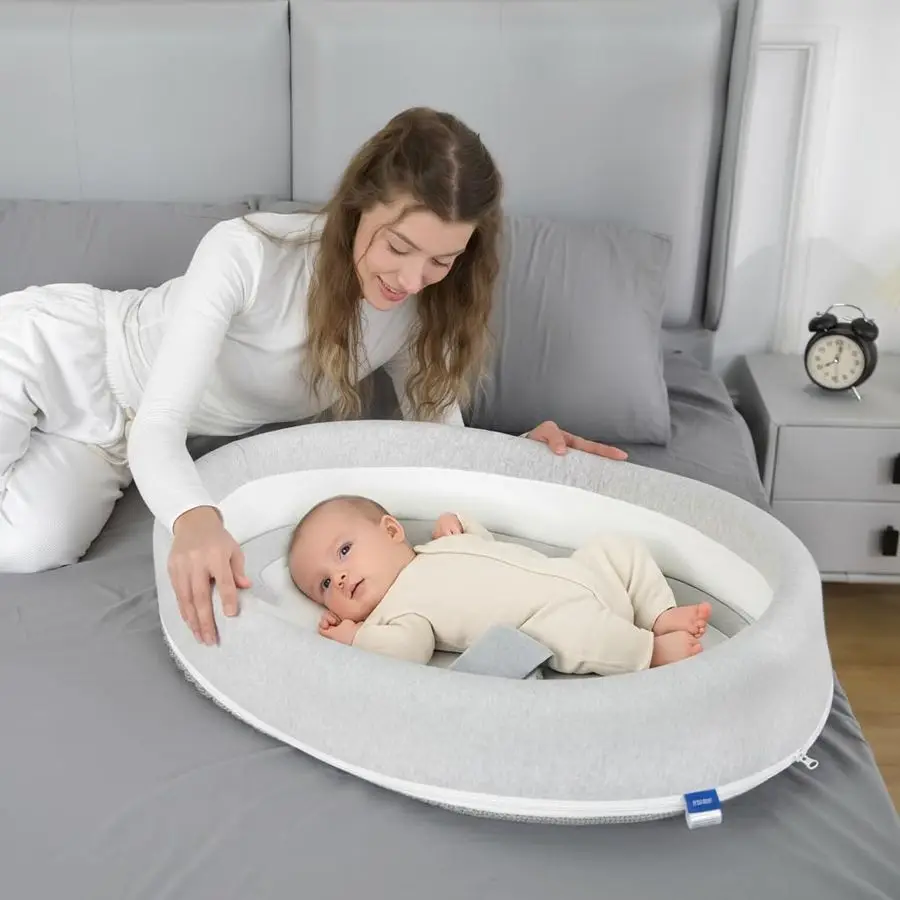 كرسي بيبي نيست قابل للتنفس والقطن الناعم، سرير سفر محمول، كرسي سناجل مي، سلة تغيير الطفل، داخلي وخارجي U