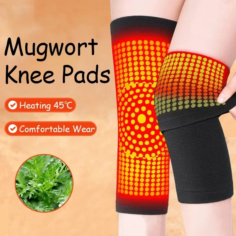 Sports Kneelets Wormwood Kneewars For Joint Pain Orthopedic Compression Knee Pads Support For Men Kneepad Knee Protector 2 Pcs