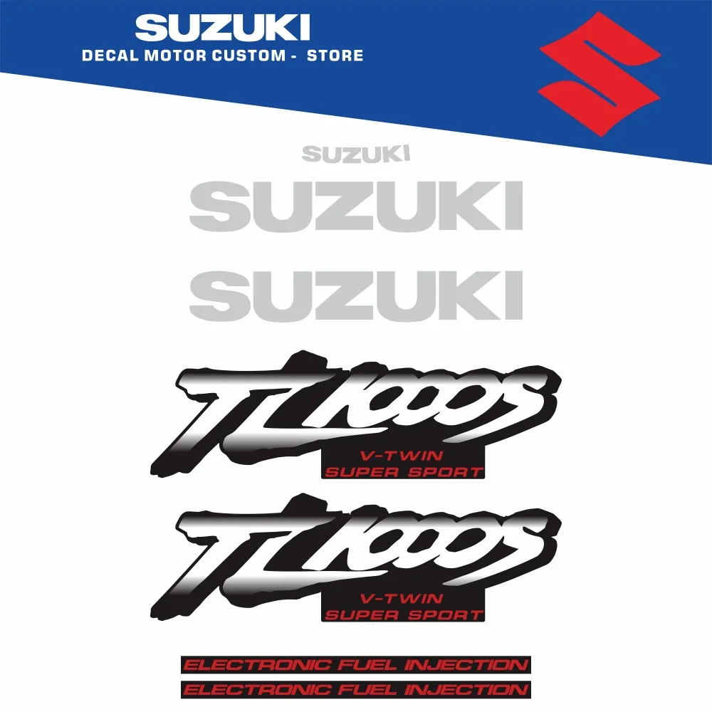 

Body decoration protection sticker motorcycle reflective decal for SUZUKI TL-1000-S 1997-2003 DOTS