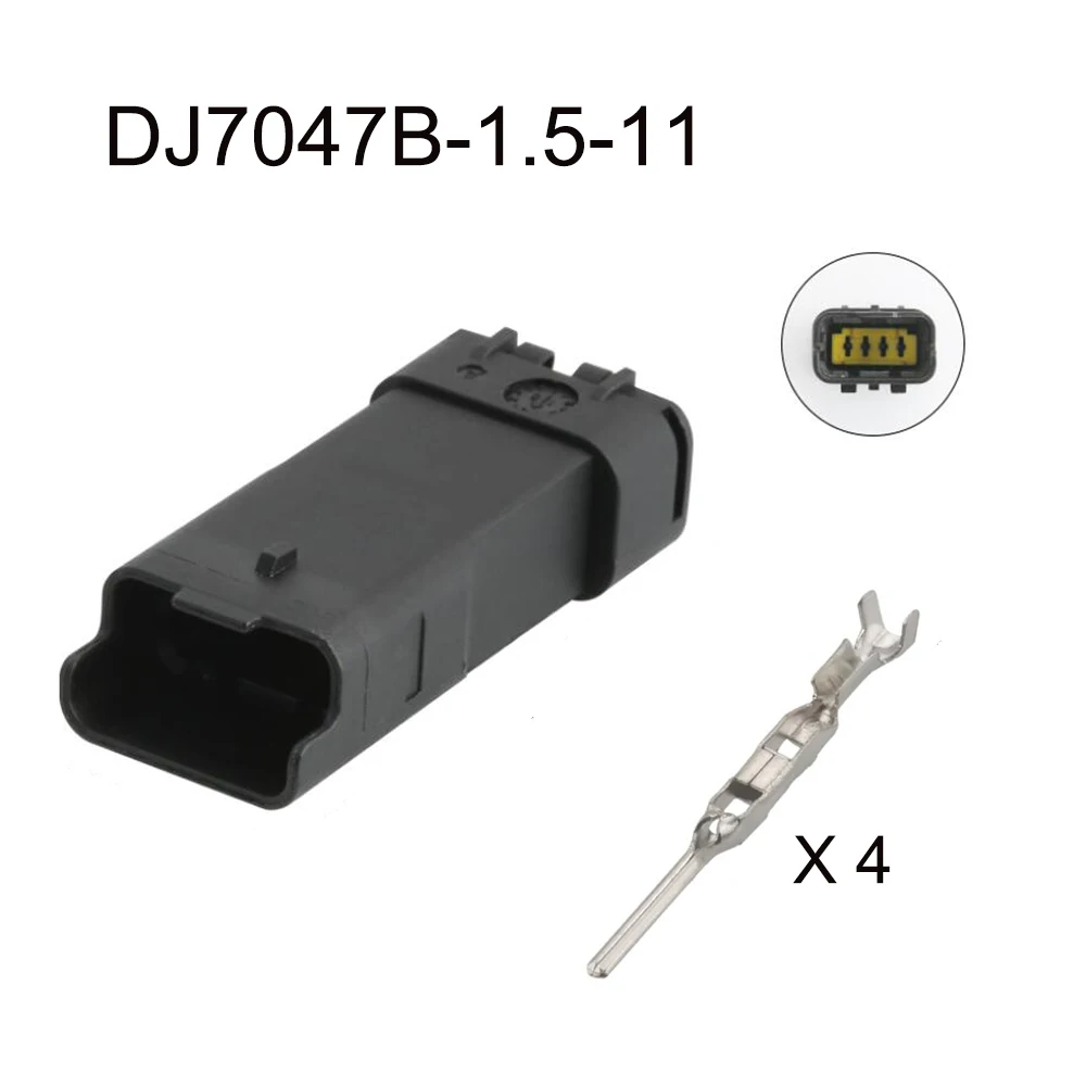Imagem -03 - Terminal Impermeável do Conector do Cabo do Carro Plugue Automotivo Tomada Fêmea e Masculina Pin 211pl042s0011 100set