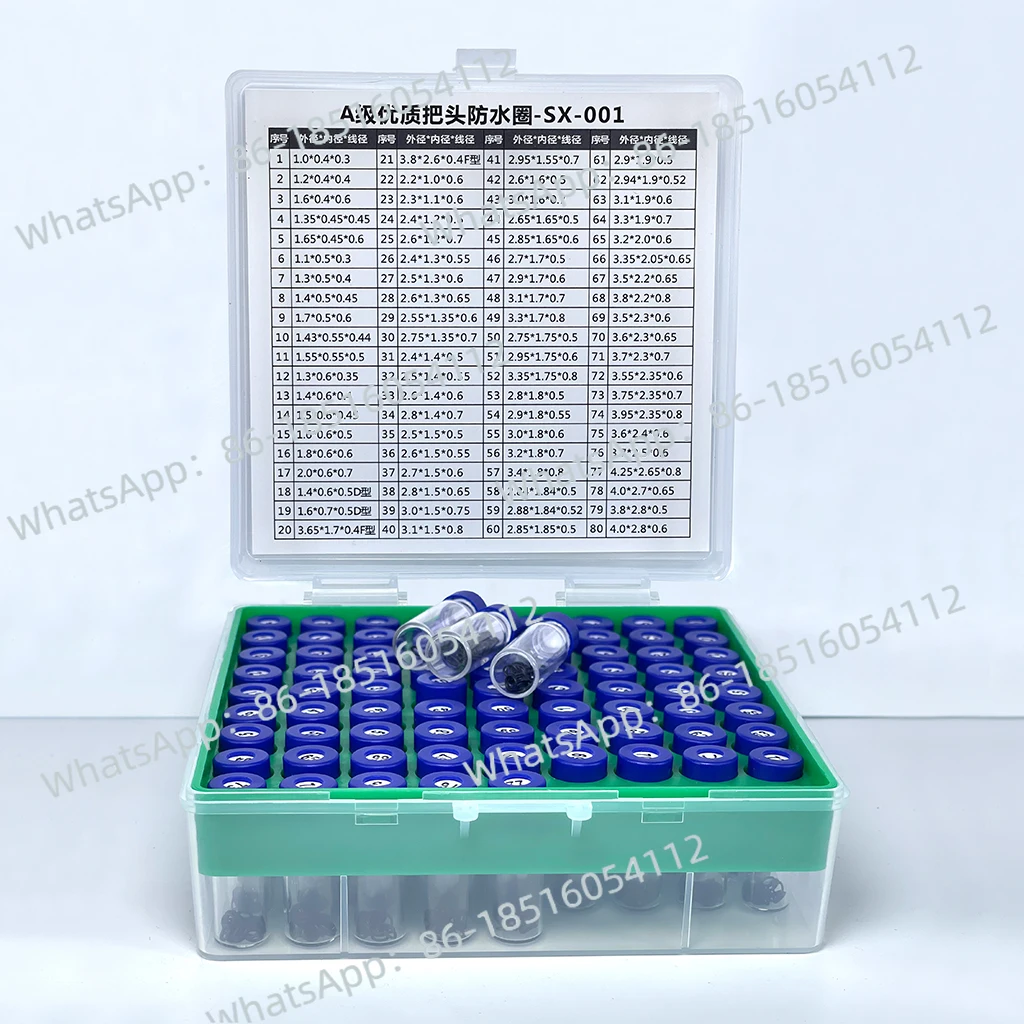 

High-precision Waterproof Ring Set for Watch Handle Head, Repair Accessories, Sealing Ring, High-quality Elastic Rubber Ring