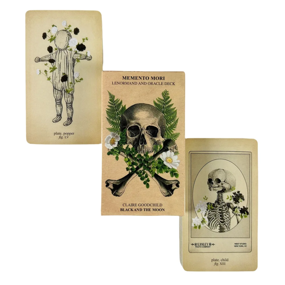 Memento Mori Lenormand and Oracle Deck by Claire Good Ideal for Divination Lovers Gift for Spiritual Enthusiast Playing Cards