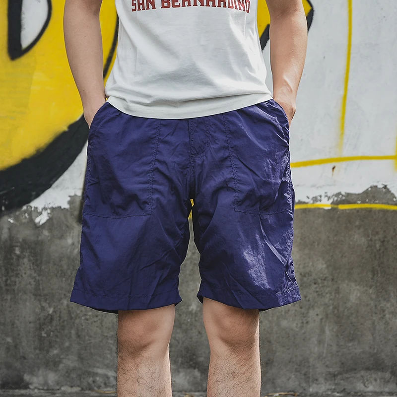 

Nonstock Summer New Men's Loose Casual Shorts Outdoor Beach Pants Sports Large Pocket Workwear mid High Waist Straight Leg