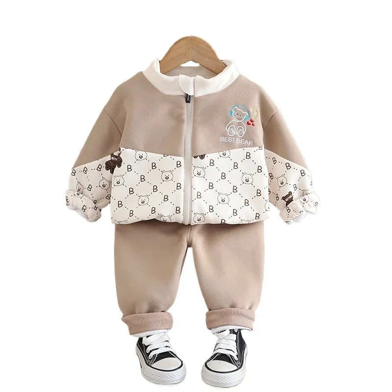 

New Spring Autumn Baby Clothes Children Boys Fashion Jacket Pants 2Pcs/Set Toddler Girls Clothing Infant Costume Kids Tracksuits