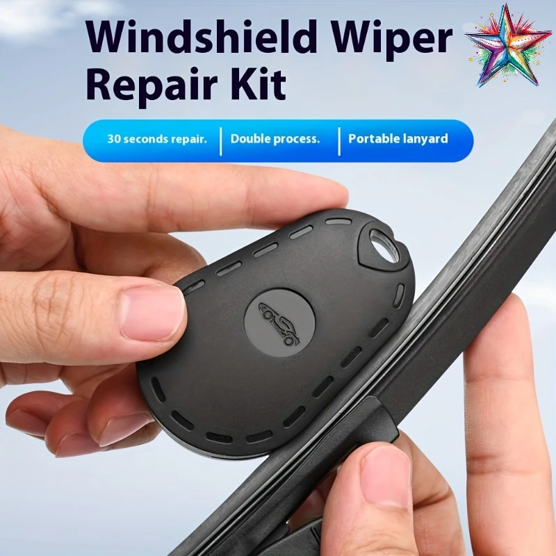 

1 piece, wiper strip repairman, boneless wiper repair tool set, universal for cars and trucks, extending wiper life, improving rainy driving vision, ergonomic easy-to-grip design, vehicle maintenance and cleaning tools, suitable for daily maintenance