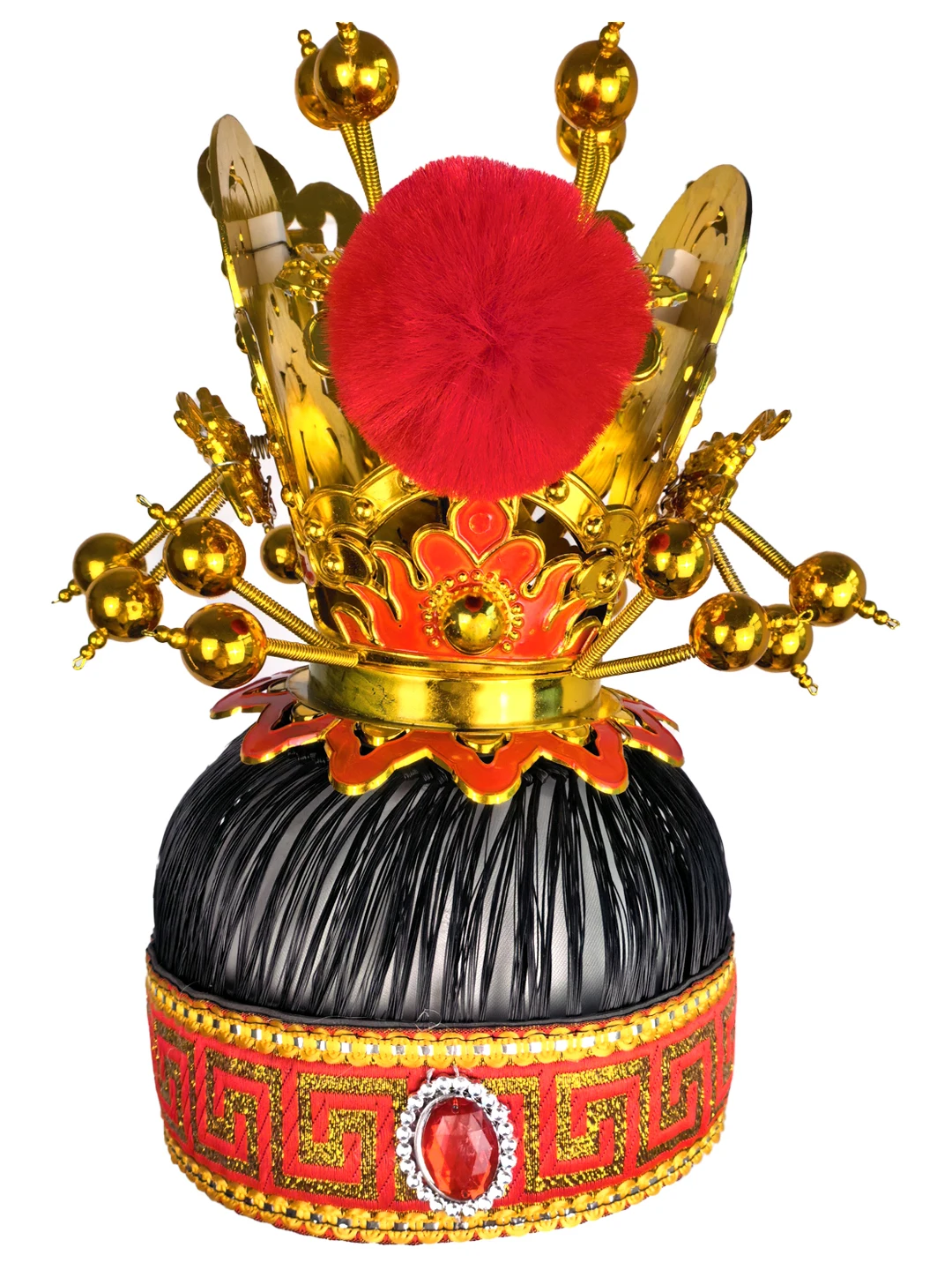 new-northeast-rice-crop-dance-prince-hat-crown-opera-performance-dance-cap-traditional-chinese-square-dance-accessories