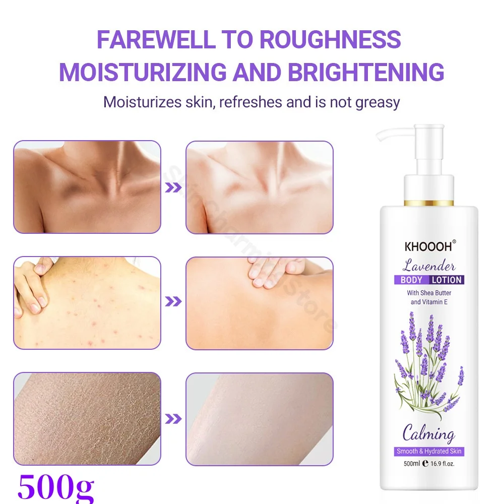 Lavender Body Lotion Moisturizing lotion Mild Non irritating Fragrance perfume Lasting fragrance and moisturizing