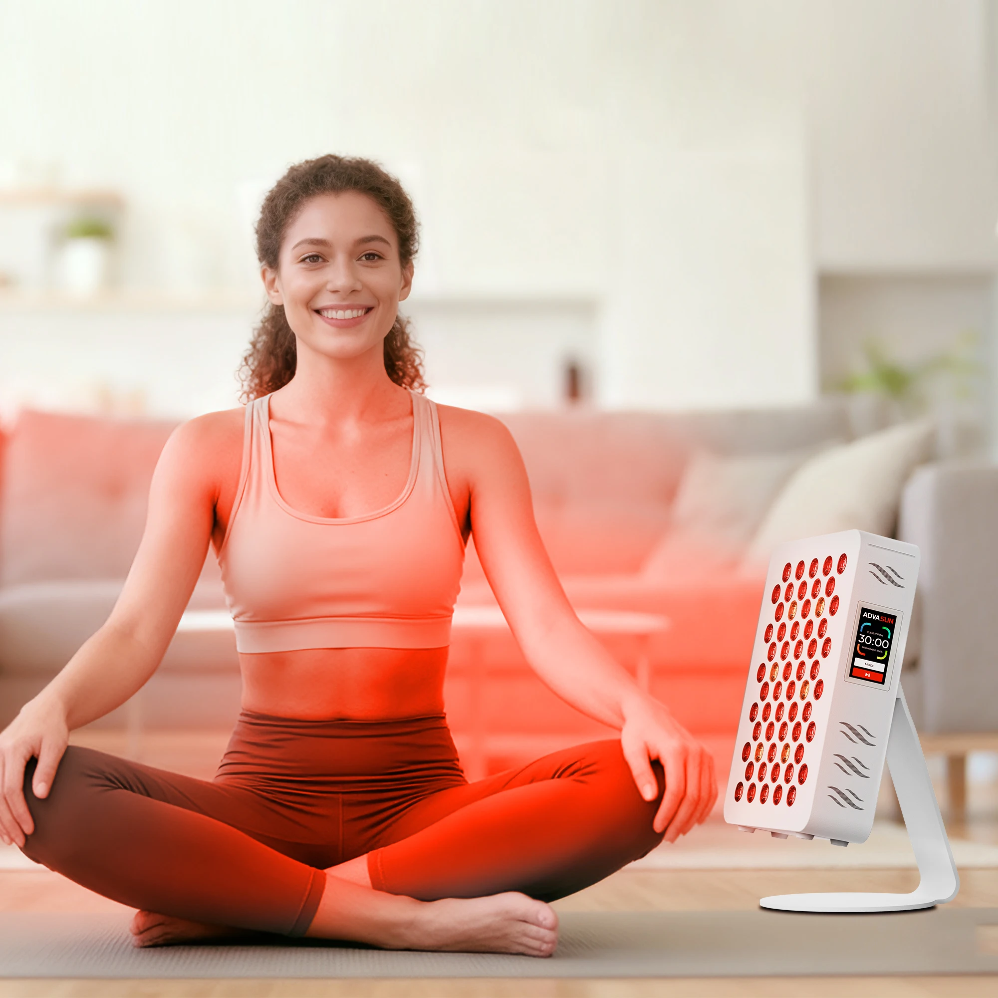 ADMin رقاقة مزدوجة لوحة العلاج بالضوء الأحمر مصباح ليد 5 أطوال موجية بالقرب من ضوء العلاج بالأشعة تحت الحمراء LED أجهزة التجميل لتجميل الوجه