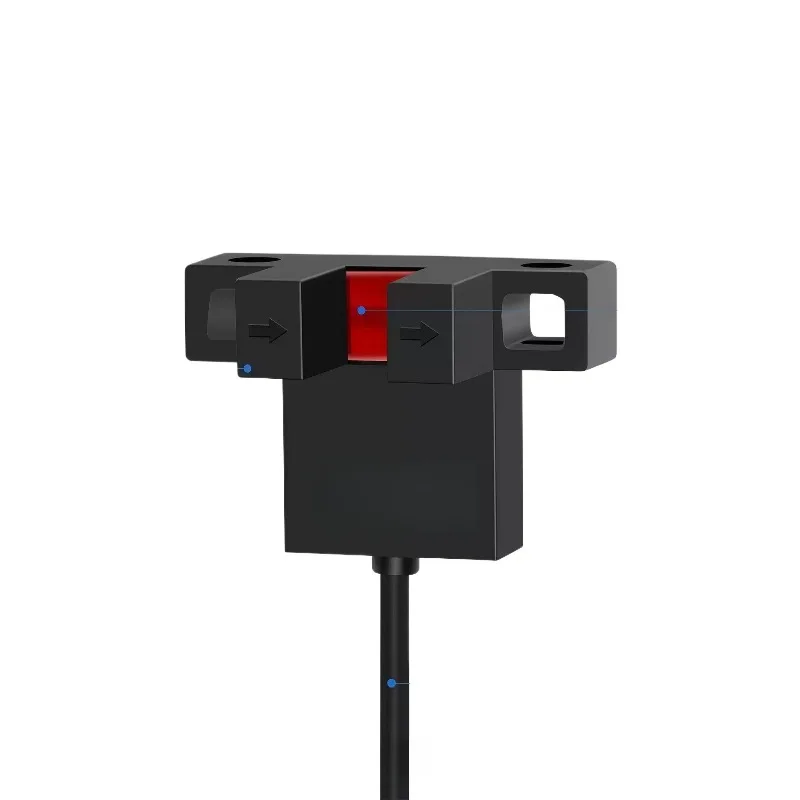Slot type photoelectric sensor UX67 series photoelectric switch induction 2 meters wire limit sensor