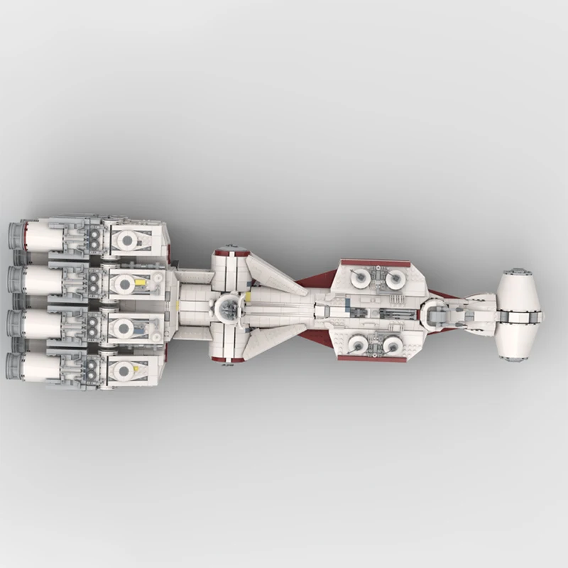 أفلام النجوم العسكرية نموذج MOC قوالب بناء CR90 ضوء الفرقاطة وحدات التكنولوجيا الهدايا عطلة تجميع ألعاب أطفال البدلة