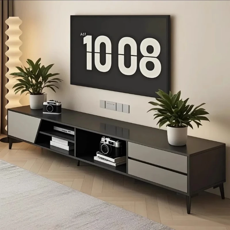 

Ornament Organizer Tv Stand Drawers Simple Design Shelf Tv Stand Cabinet Black Modern Muebles Para El Hogar Home Furniture