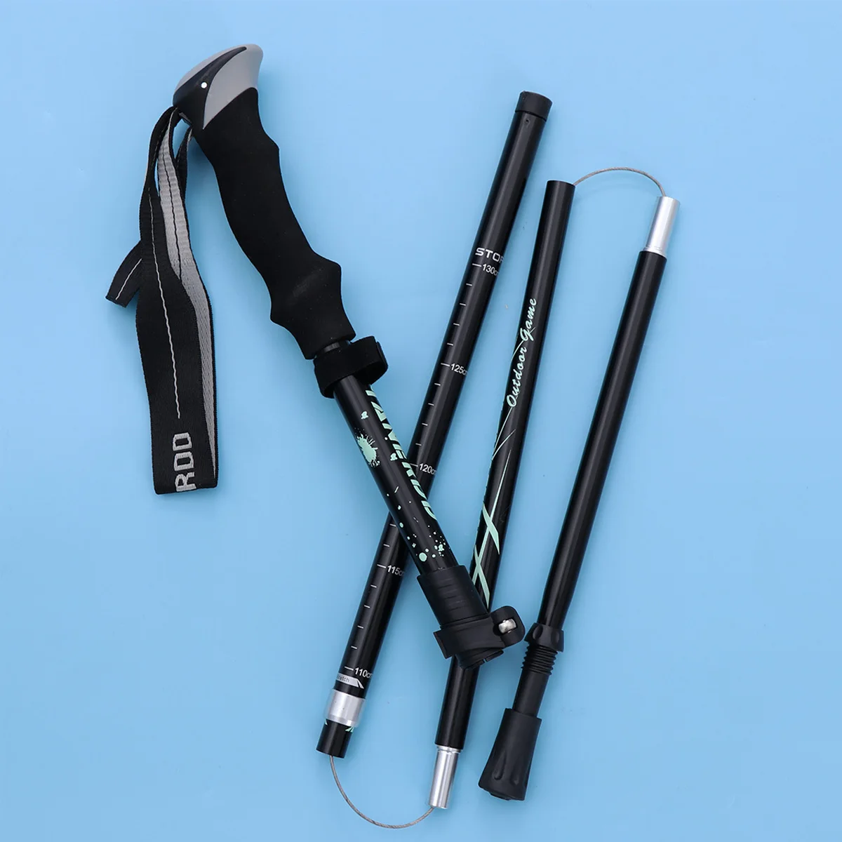 

Aluminum Alloy Trekking Pole Retractable Cross-Country Stick -Light Walking